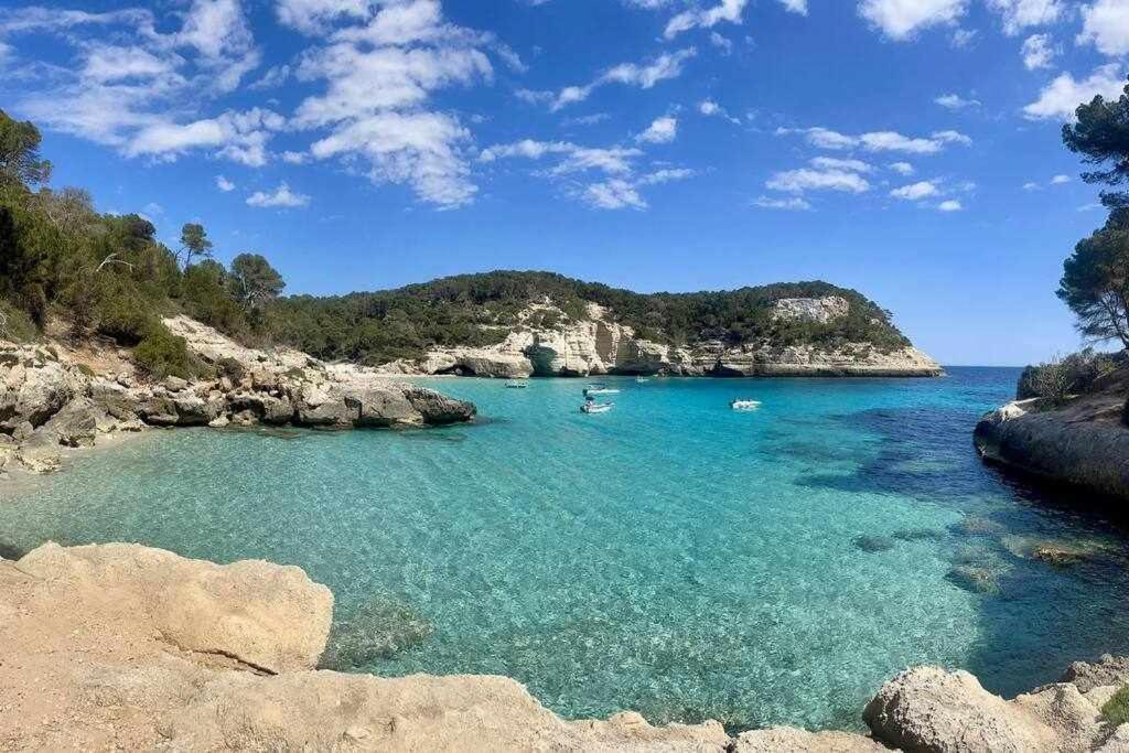 Pura Vida Apartamento Con Piscina Cala'N Blanes (Menorca) Exterior foto